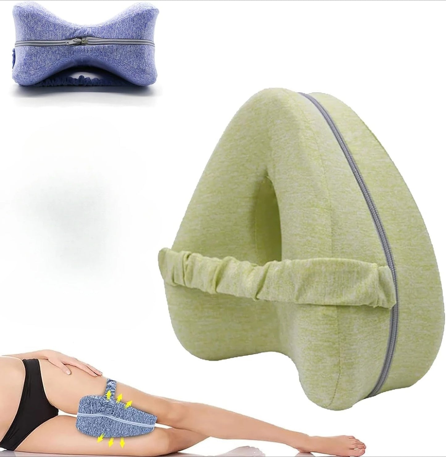 Revoget Hip Alignment Pillow Revoget Alignment Pillows for Side Sleepers Relieve Hip Pain Sciatica Leg Alignment Pillow