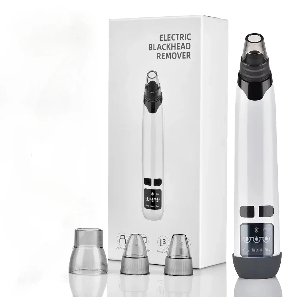 Electric Blackhead Remover Vacuum Suction USB Facial Pore Cleaner Spot Acne Pimple Black Head Extractor Face Clean Skin Care